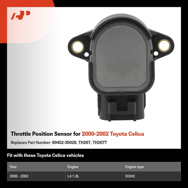 Throttle Position Sensor for 2000-2002 Toyota Celica
