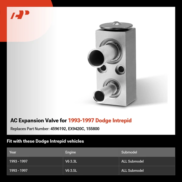 AC Expansion Valve for 1993-1997 Dodge Intrepid