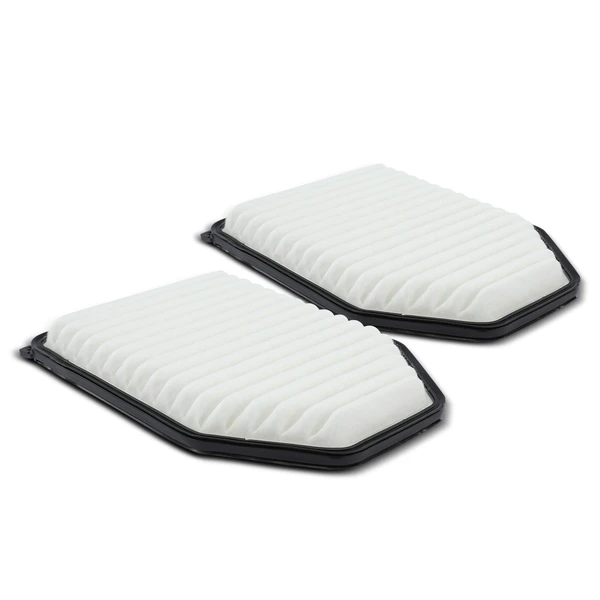2 Pcs Engine Air Filter for Jeep Wrangler 2007-2017 Wrangler JK 2018