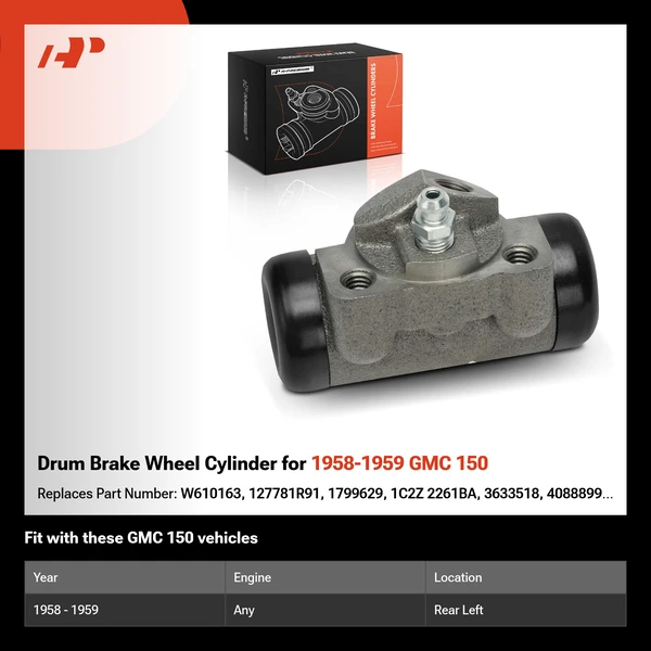 Drum Brake Wheel Cylinder for 1958-1959 GMC 150