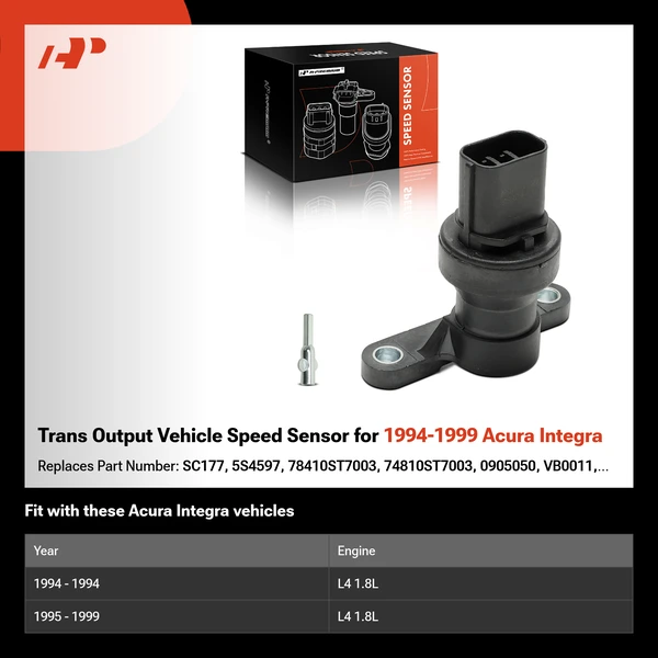 Trans Output Vehicle Speed Sensor for 1994-1999 Acura Integra
