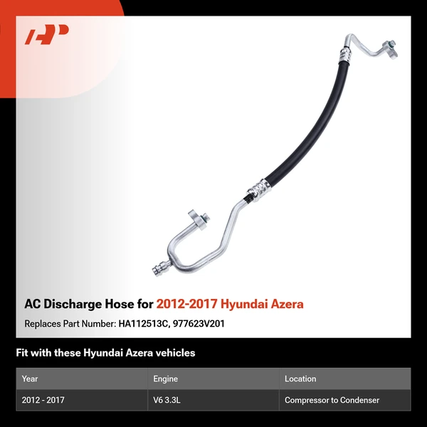 AC Discharge Hose for 2012-2017 Hyundai Azera