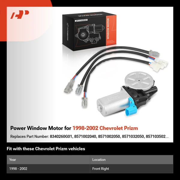 Power Window Motor for 1998-2002 Chevrolet Prizm