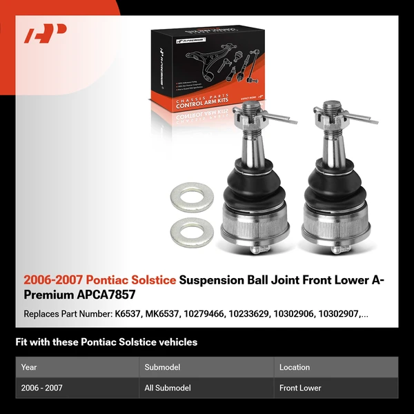 2006-2007 Pontiac Solstice Suspension Ball Joint Front Lower A-Premium APCA7857