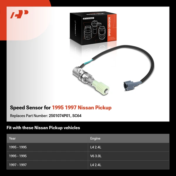 Speed Sensor for 1995 1997 Nissan Pickup
