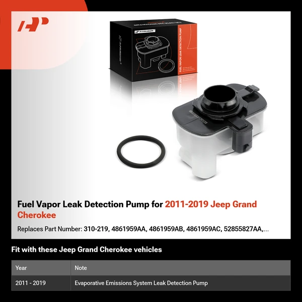 Fuel Vapor Leak Detection Pump for 2011-2019 Jeep Grand Cherokee