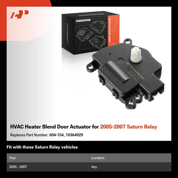 HVAC Heater Blend Door Actuator for 2005-2007 Saturn Relay