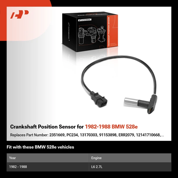 Crankshaft Position Sensor for 1982-1988 BMW 528e