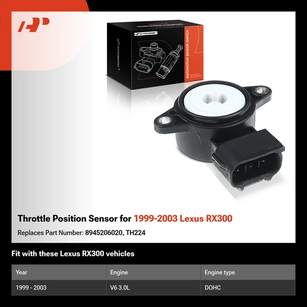 Throttle Position Sensor for 1999-2003 Lexus RX300