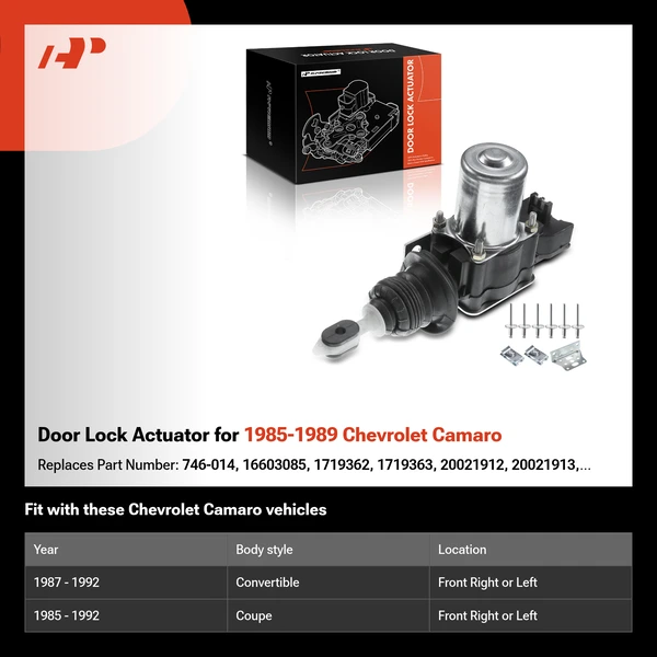 Door Lock Actuator for 1985-1989 Chevrolet Camaro