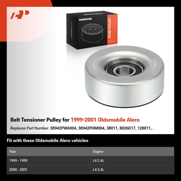 Belt Tensioner Pulley for 1999-2001 Oldsmobile Alero