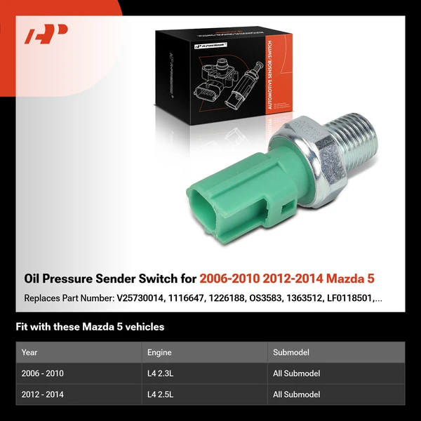 Oil Pressure Sender Switch for 2006-2010 2012-2014 Mazda 5