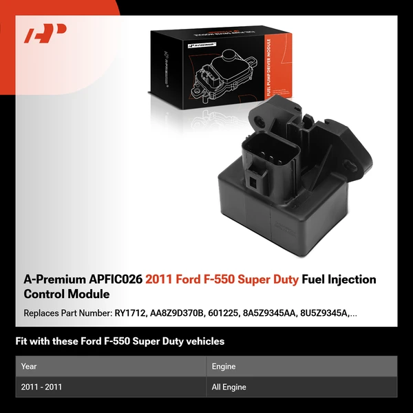 A-Premium APFIC026 2011 Ford F-550 Super Duty Fuel Injection Control Module
