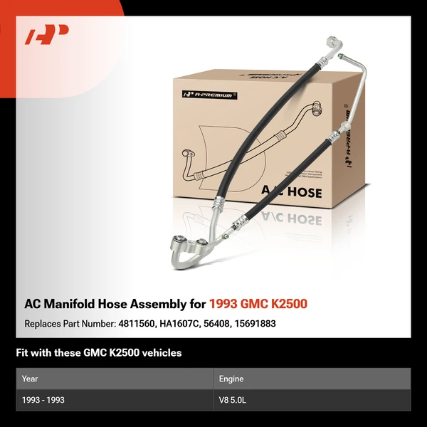 AC Manifold Hose Assembly for 1993 GMC K2500