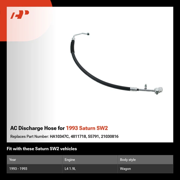 AC Discharge Hose for 1993 Saturn SW2