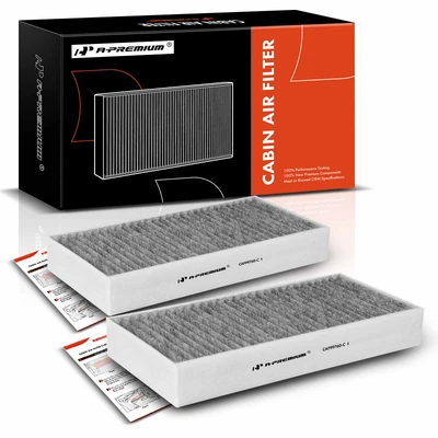 2 Pcs Activated Carbon Cabin Air Filter
