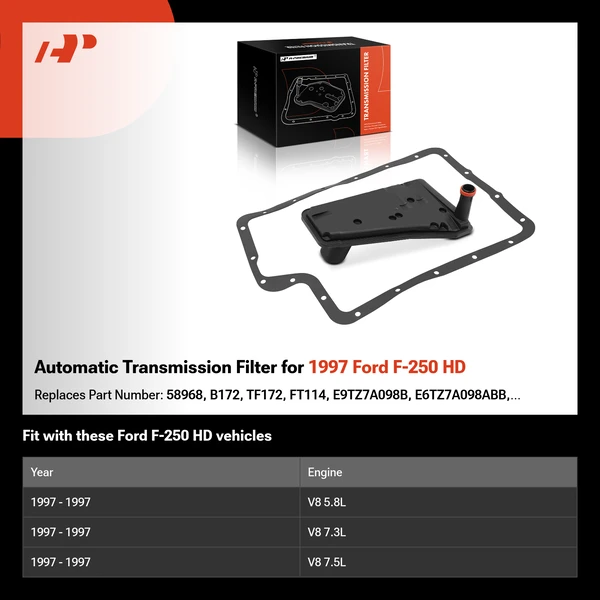 Automatic Transmission Filter for 1997 Ford F-250 HD