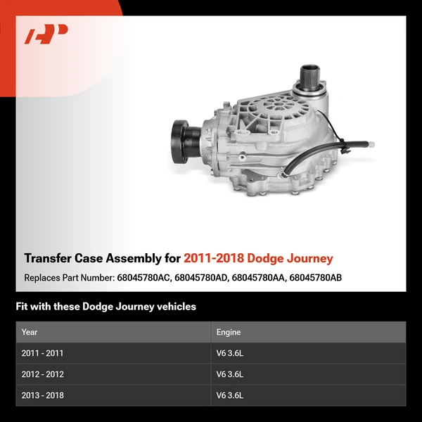 Transfer Case Assembly for 2011-2018 Dodge Journey