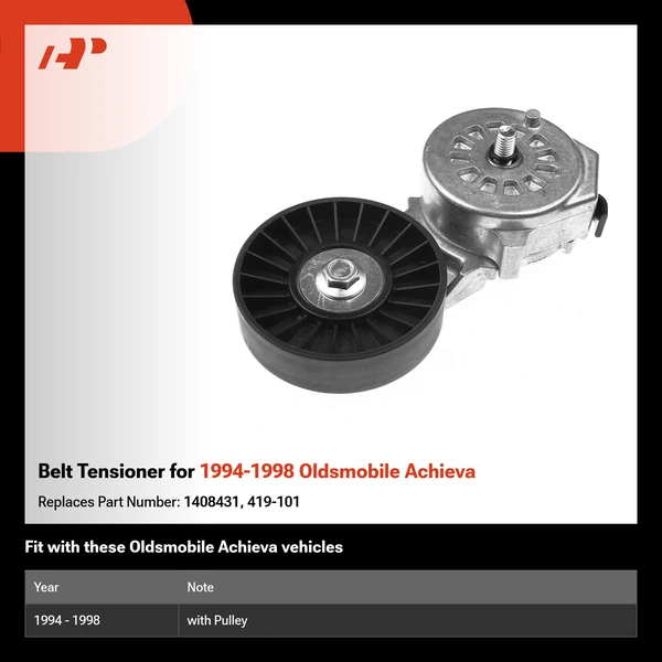 Belt Tensioner for 1994-1998 Oldsmobile Achieva
