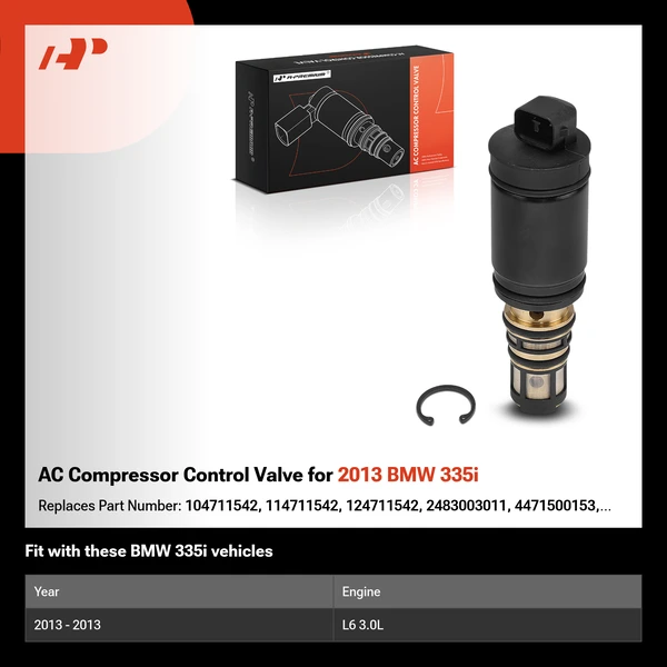 AC Compressor Control Valve for 2013 BMW 335i
