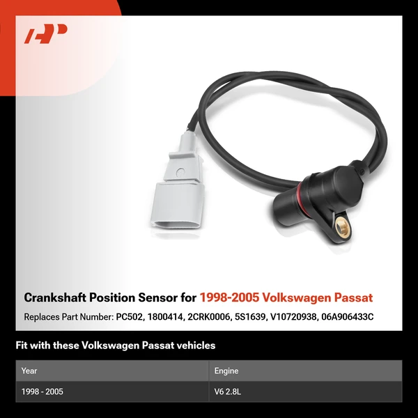 Crankshaft Position Sensor for 1998-2005 Volkswagen Passat