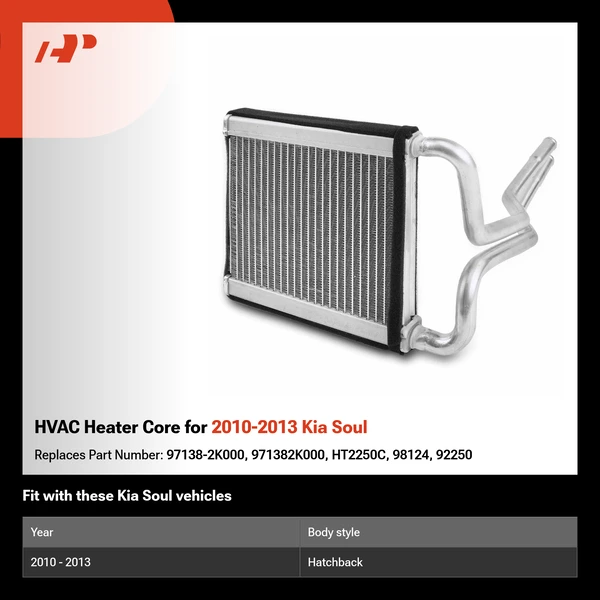 HVAC Heater Core for 2010-2013 Kia Soul