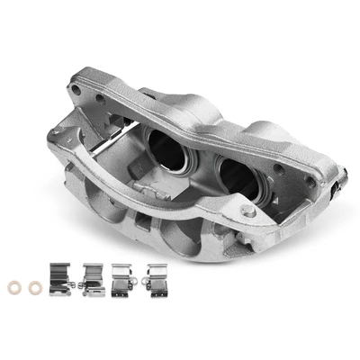 Rear Passenger Brake Caliper with Bracket