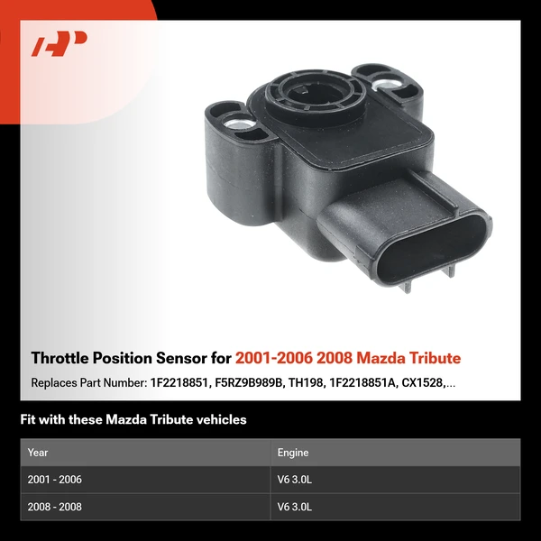 Throttle Position Sensor for 2001-2006 2008 Mazda Tribute