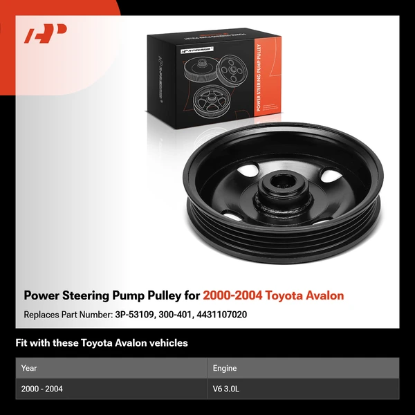 Power Steering Pump Pulley for 2000-2004 Toyota Avalon