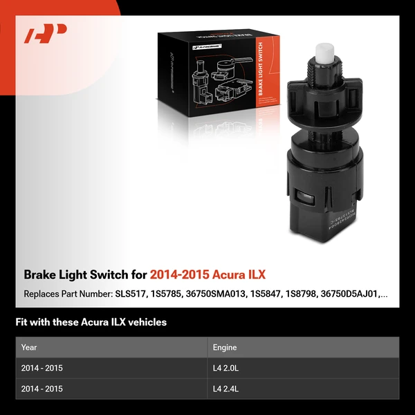 Brake Light Switch for 2014-2015 Acura ILX
