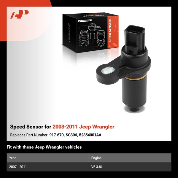 Speed Sensor for 2003-2011 Jeep Wrangler