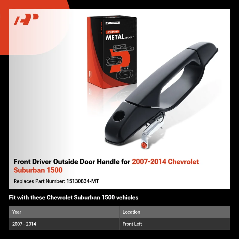 Front Driver Outside Door Handle for 2007-2014 Chevrolet Suburban 1500