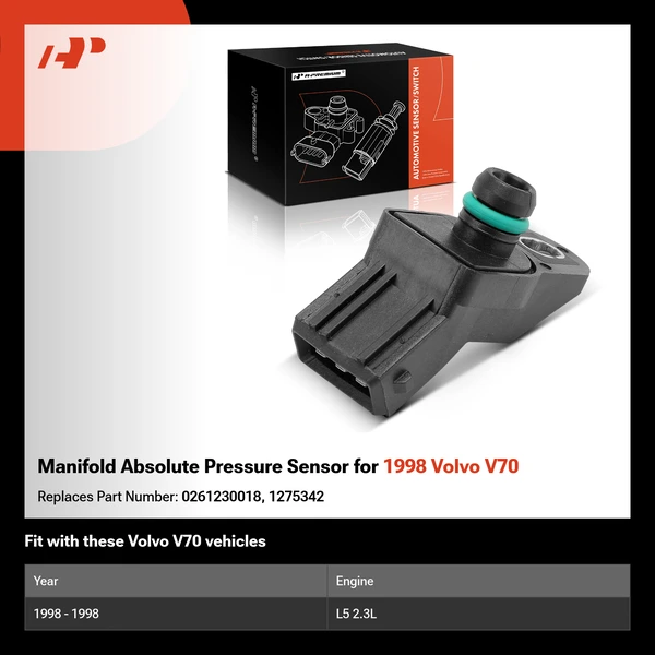 Manifold Absolute Pressure Sensor for 1998 Volvo V70