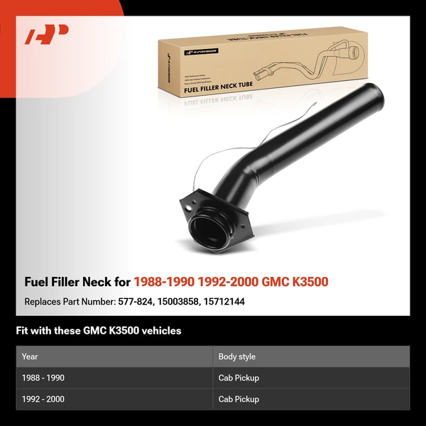 Fuel Filler Neck for 1988-1990 1992-2000 GMC K3500