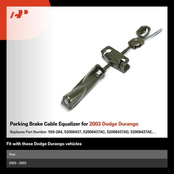 Parking Brake Cable Equalizer for 2003 Dodge Durango