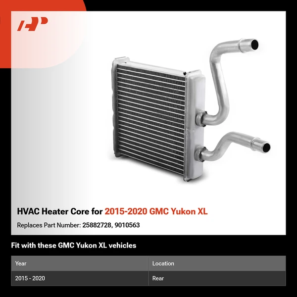 HVAC Heater Core for 2015-2020 GMC Yukon XL