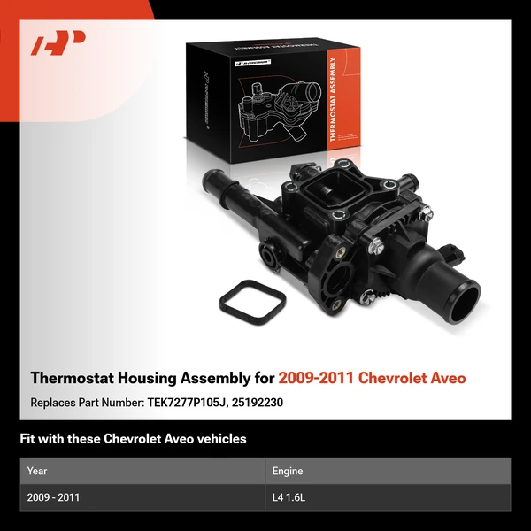Thermostat Housing Assembly for 2009-2011 Chevrolet Aveo