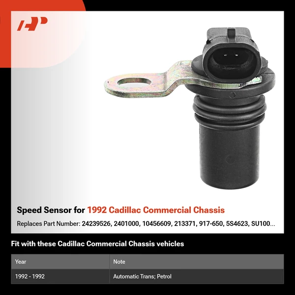 Speed Sensor for 1992 Cadillac Commercial Chassis