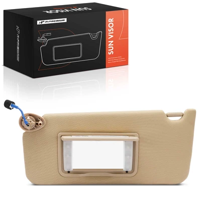 Driver Sun Visor with Mirror & Light
