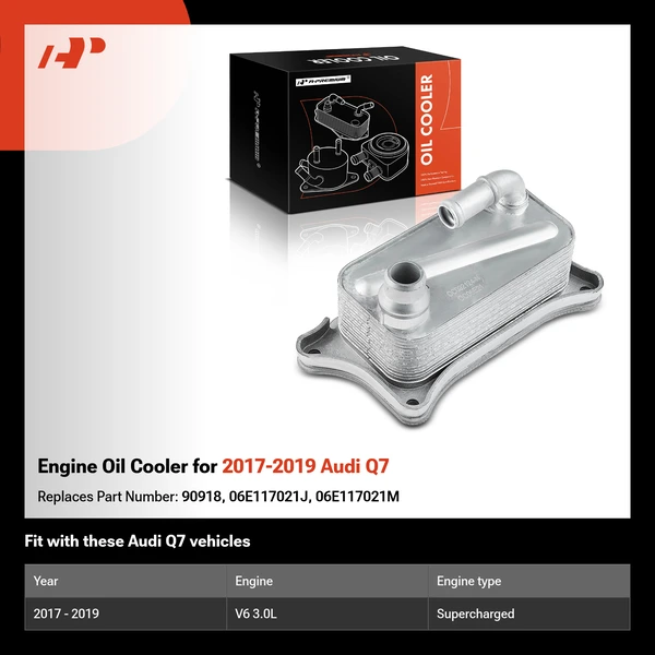 Engine Oil Cooler for 2017-2019 Audi Q7