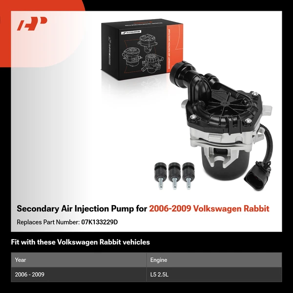 Secondary Air Injection Pump for 2006-2009 Volkswagen Rabbit