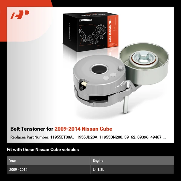 Belt Tensioner for 2009-2014 Nissan Cube