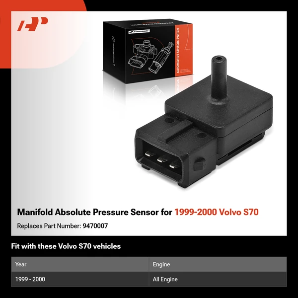 Manifold Absolute Pressure Sensor for 1999-2000 Volvo S70