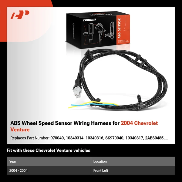 ABS Wheel Speed Sensor Wiring Harness for 2004 Chevrolet Venture