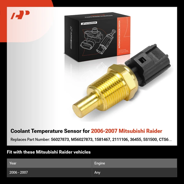 Coolant Temperature Sensor for 2006-2007 Mitsubishi Raider