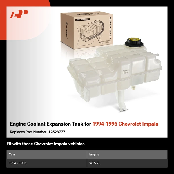 Engine Coolant Expansion Tank for 1994-1996 Chevrolet Impala