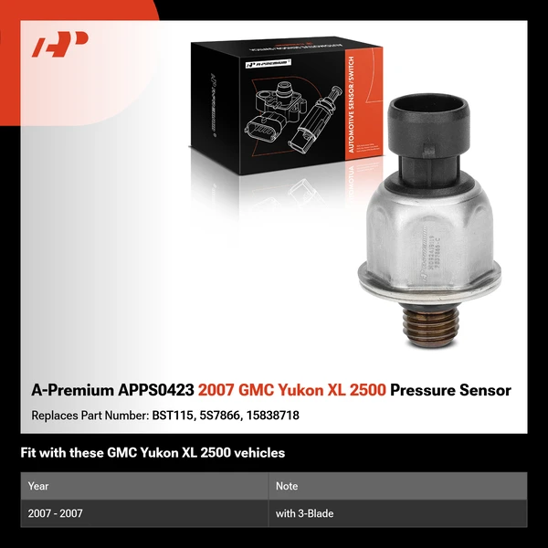 A-Premium APPS0423 2007 GMC Yukon XL 2500 Pressure Sensor
