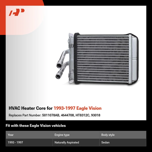 HVAC Heater Core for 1993-1997 Eagle Vision