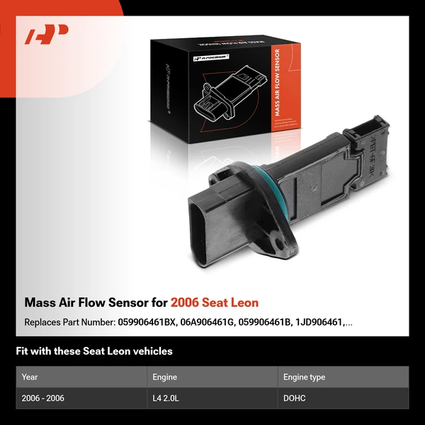 Mass Air Flow Sensor for 2006 Seat Leon