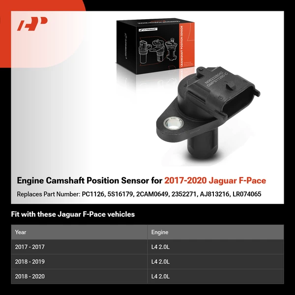 Engine Camshaft Position Sensor for 2017-2020 Jaguar F-Pace